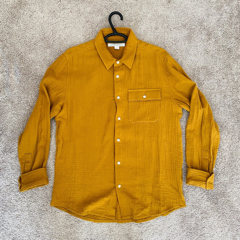 Mustard OUTERKNOWN Long Sleeve Shirt